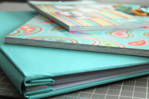 assembling my January scrapbook album without using page